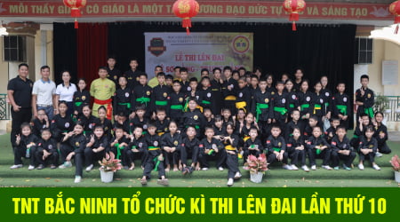 Chi nhánh Tài năng trẻ Bắc Ninh tổ chức kì thi lên đai lần thứ 10