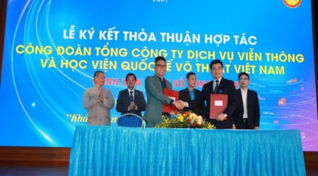 VNPT - Vinaphone và Học viện Quốc tế Võ thuật Việt Nam: Đồng hành cùng phát triển